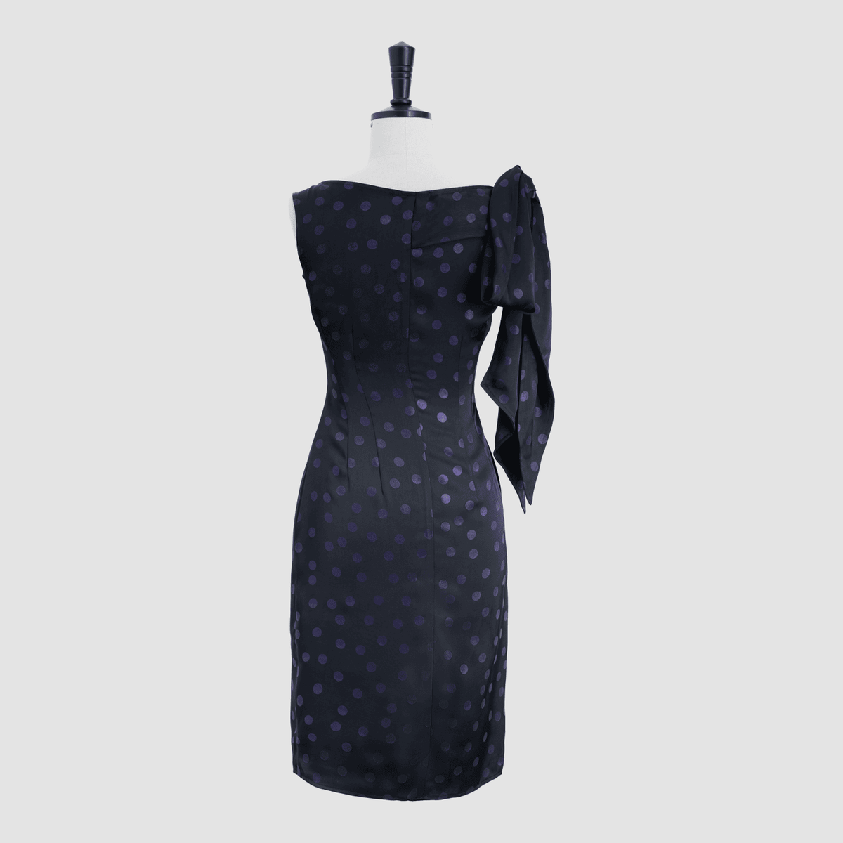 Boat Neck Tulip Midi Dress with Sash