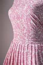 Tie Knife Pleat Ultra-Short Qipao
