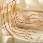 Minimalist 18K Gold Chain Bracelet – 8 Classic Styles