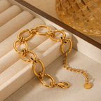 Minimalist Oval Link Bracelet