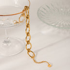 Minimalist Oval Link Bracelet